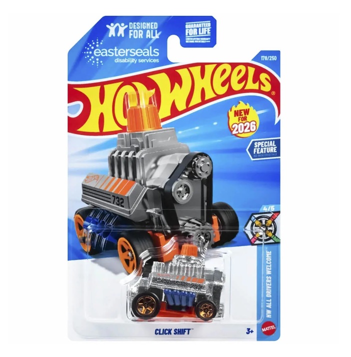 Mattel Hot Wheels - HW All Drivers Welcome, Click Shift (4/5) JJH61 (5785)