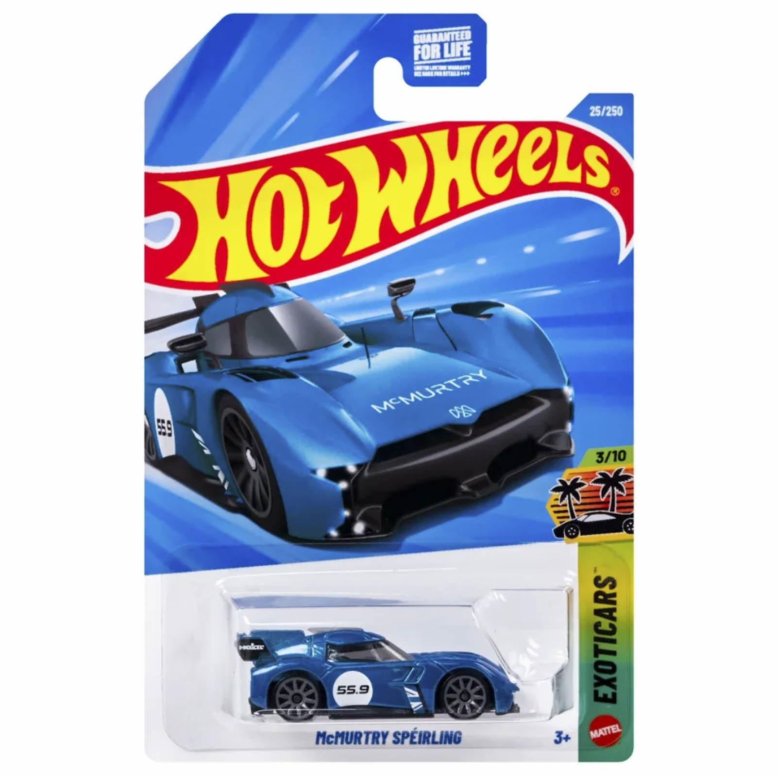 Mattel Hot Wheels - Exoticars, McMurtry Speirling (3/10) JJH81 (5785)