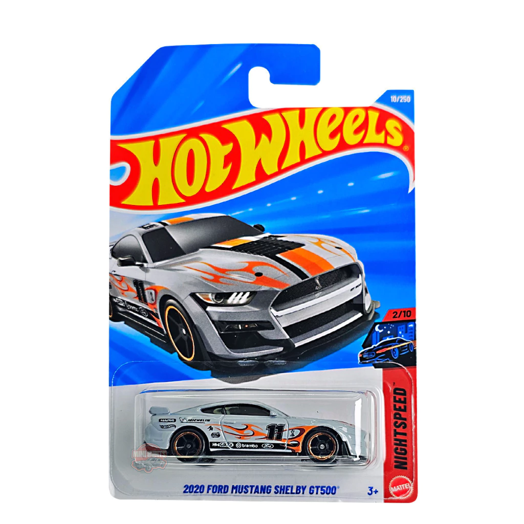 Mattel Hot Wheels - Night Speed, 2020 Ford Mustang Shelby GT500 (2/10) JJH87 (5785)