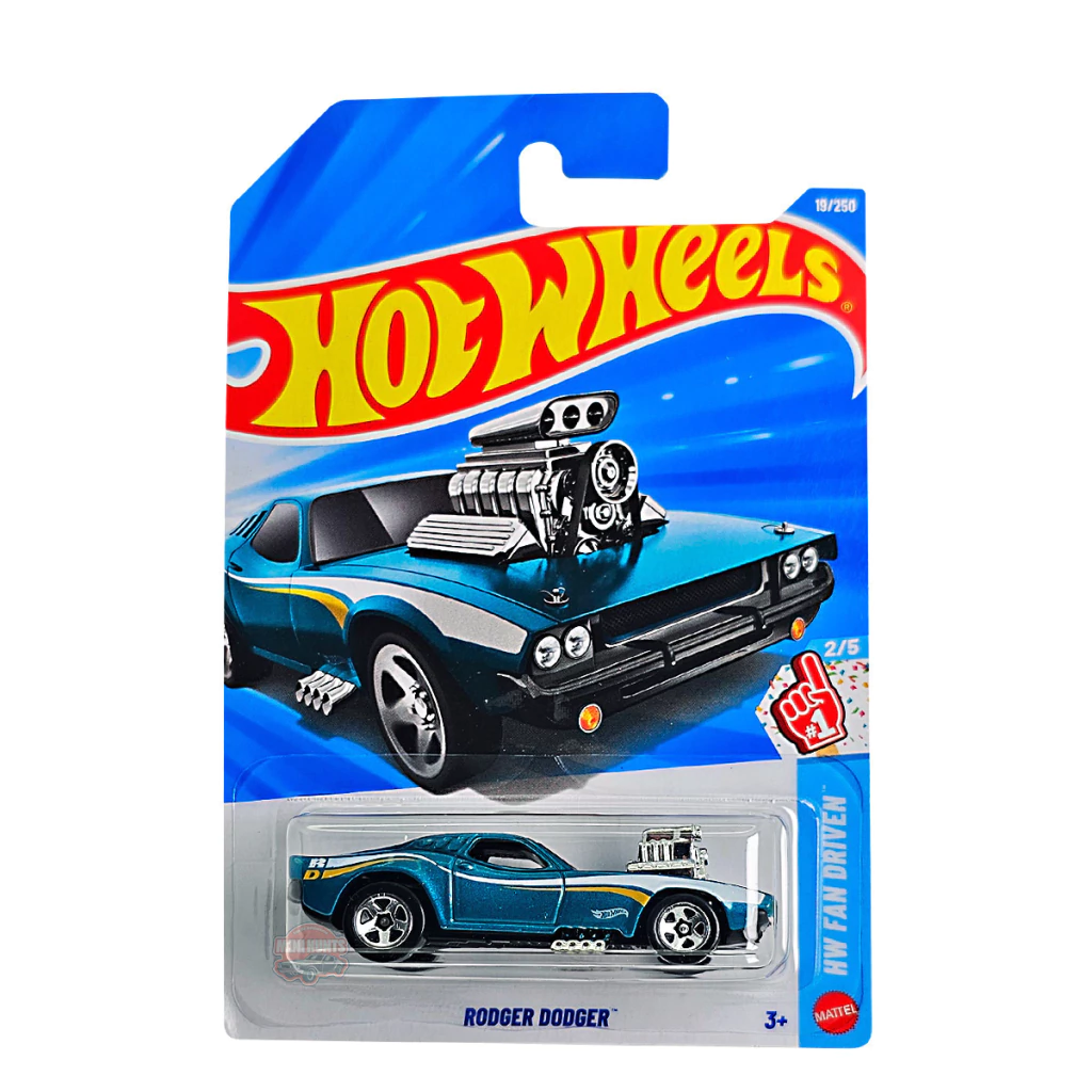 Mattel Hot Wheels - HW Fan Driven, Rodger Dodger (2/5) JJH94 (5785)
