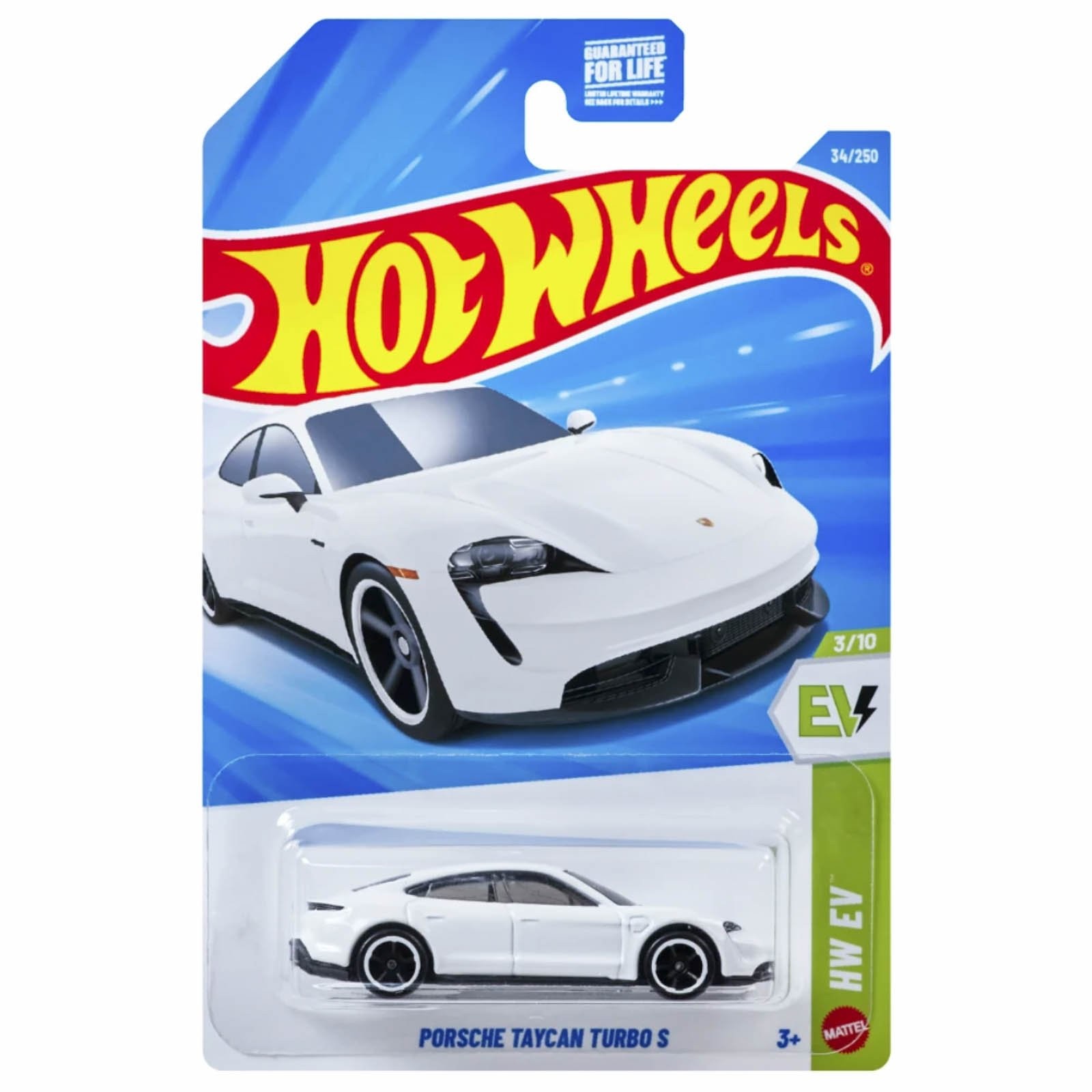 Mattel Hot Wheels - HW EV, Porsche Taycan Turbo S (3/10) JJJ05 (5785)