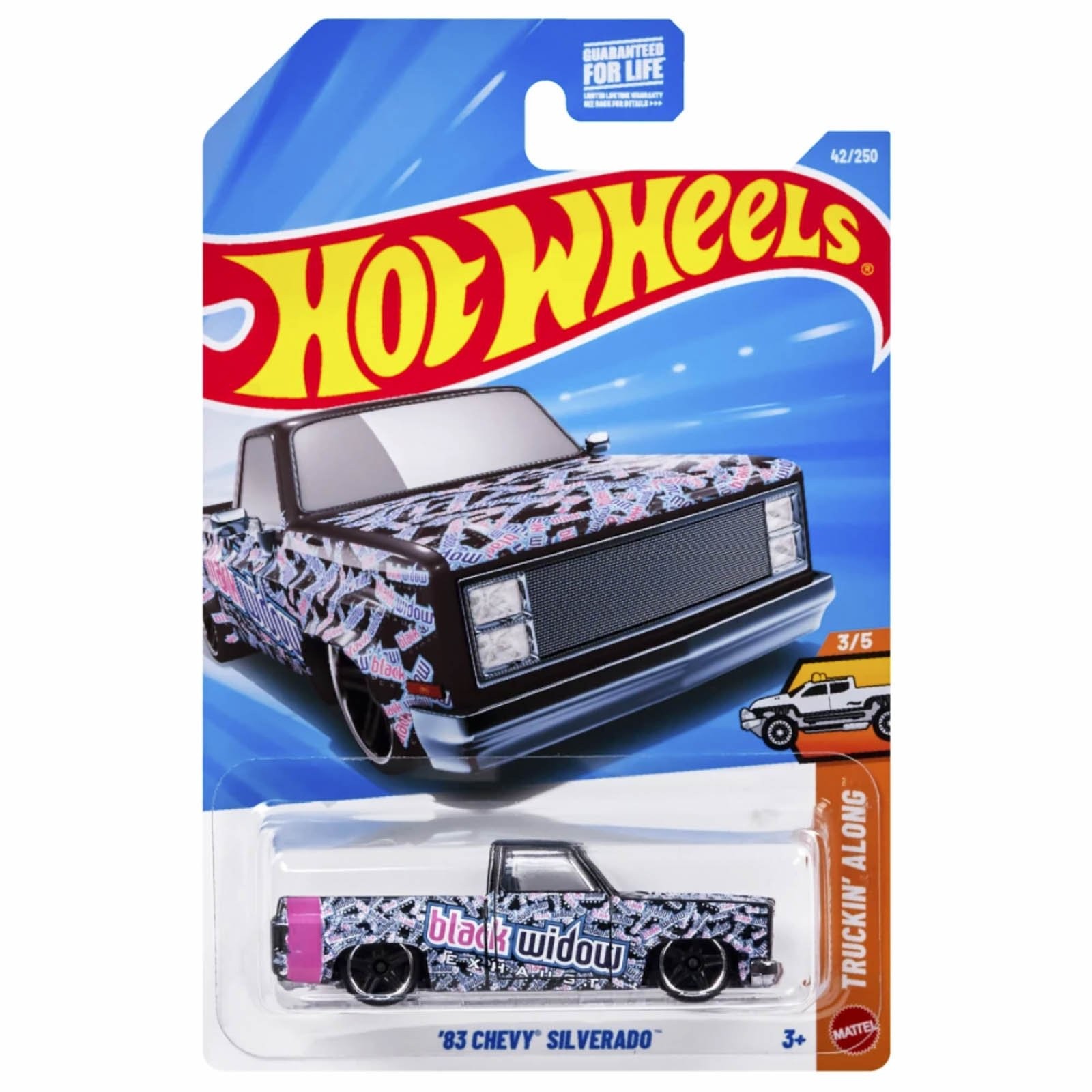 Mattel Hot Wheels - Truckin' Along, '83 Chevy Silverado (3/5) JJJ13 (5785)