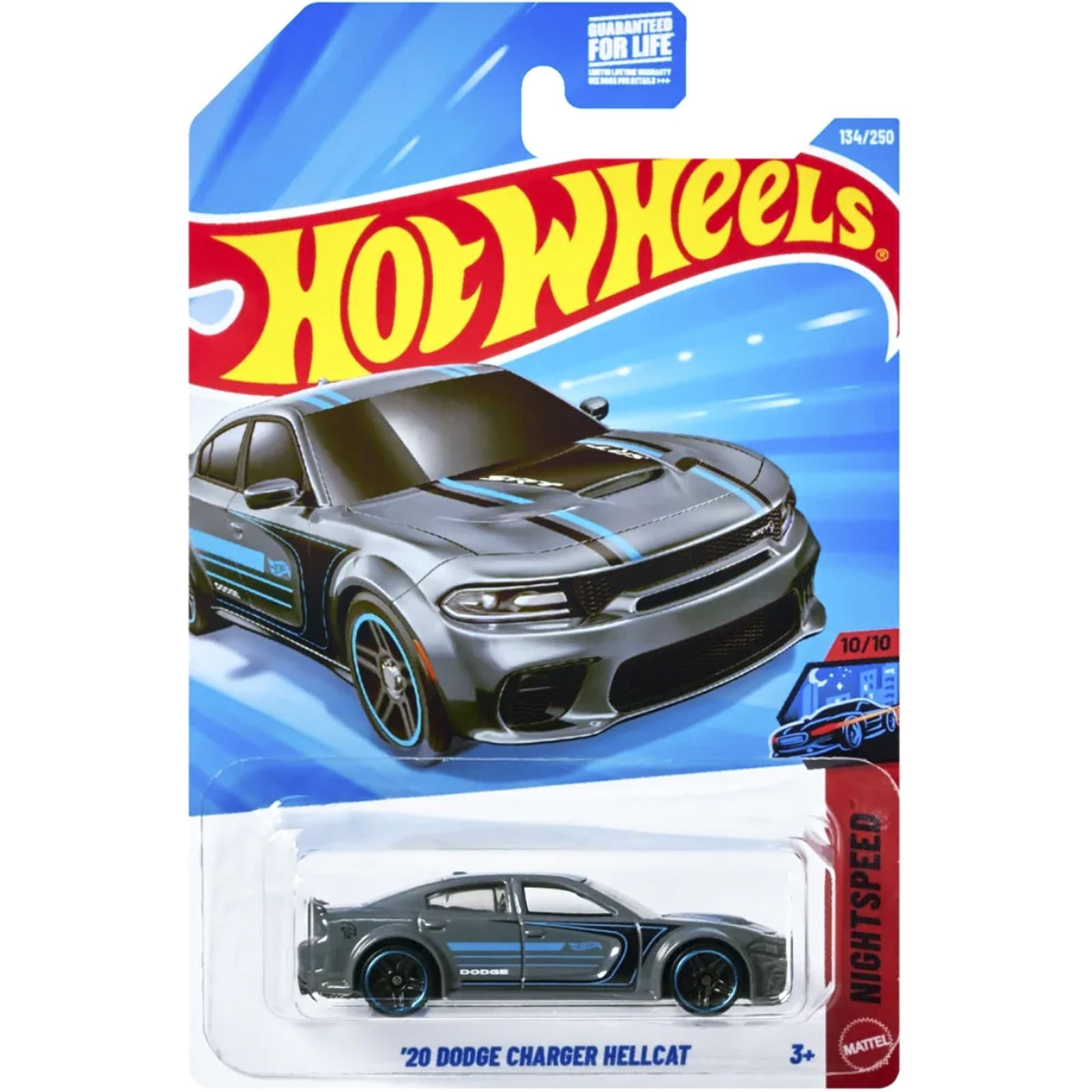 Mattel Hot Wheels - Nightspeed, '20 Dodge Charger Hellcat (10/10) JJJ87 (5785)