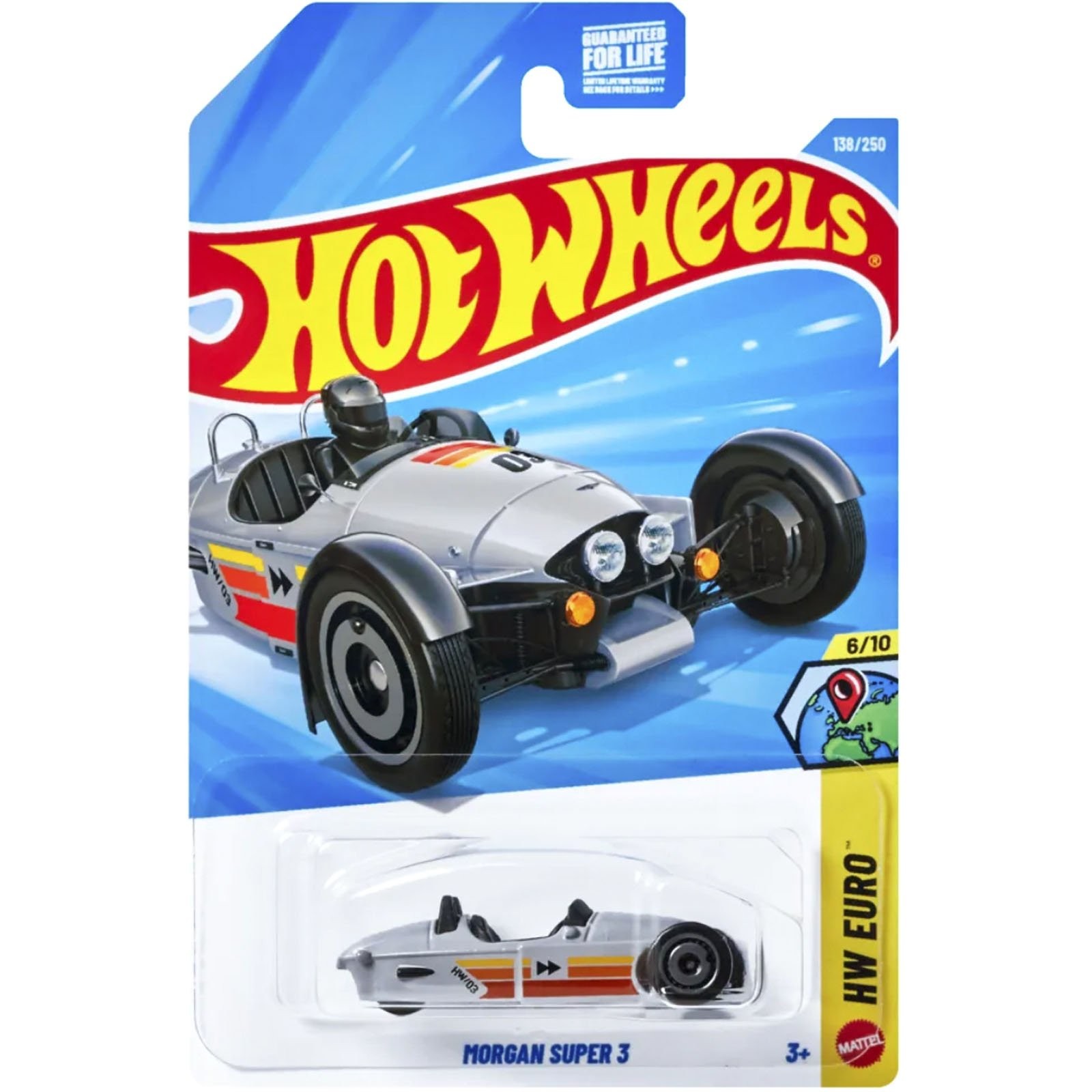 Mattel Hot Wheels - HW Euro, Morgan Super 3 (6/10) JJJ91 (5785)