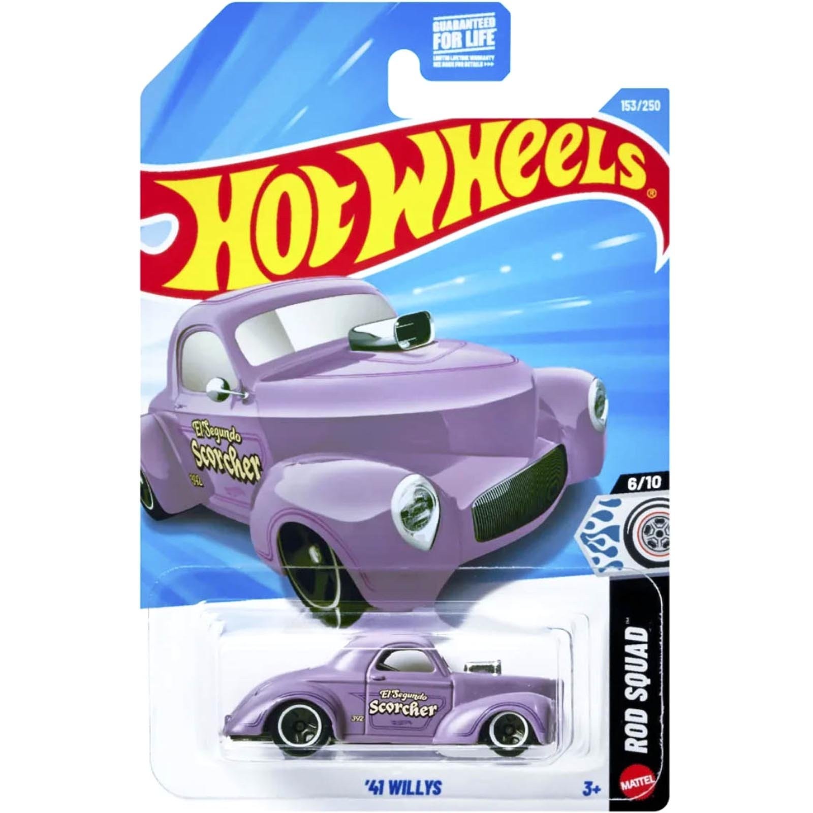 Mattel Hot Wheels - Rod Squad, '41 Willys (6/10) JJK01 (5785)