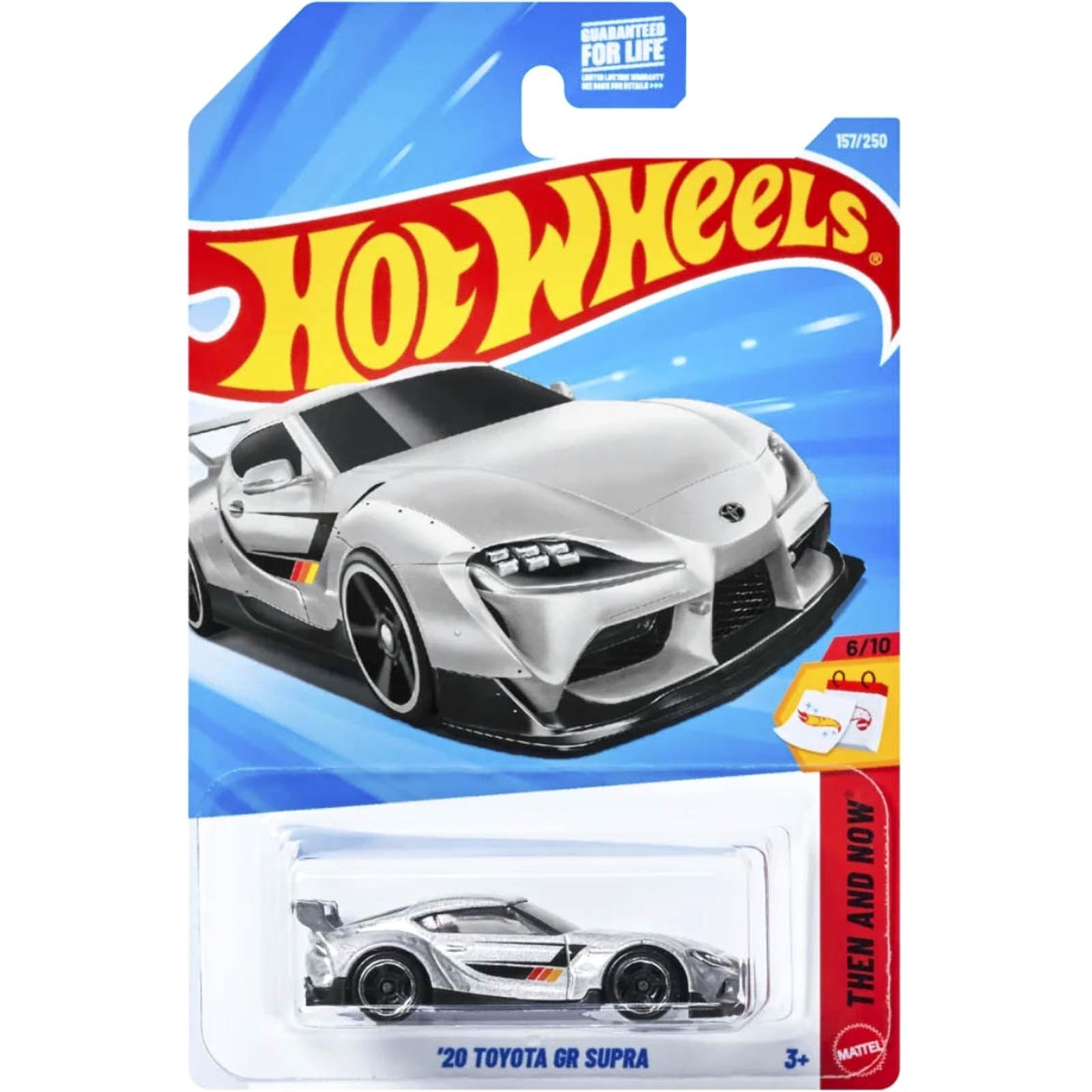 Mattel Hot Wheels - Then And Now, '20 Toyota GR Supra (6/10) JJK04 (5785)