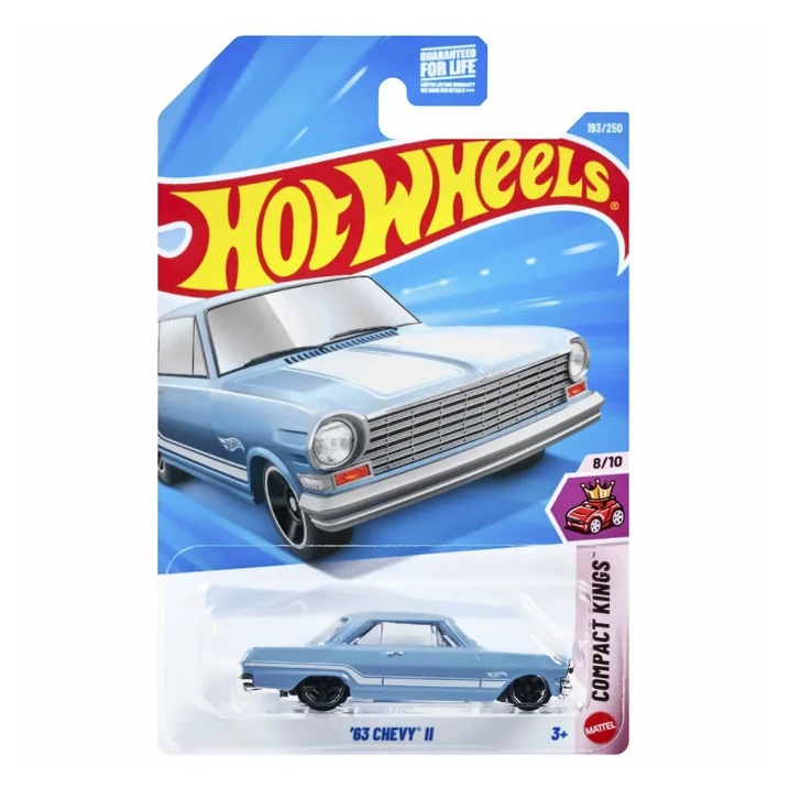 Mattel Hot Wheels - Compact Kings, ΄63 Chevy II (8/10) JJK31 (5785)