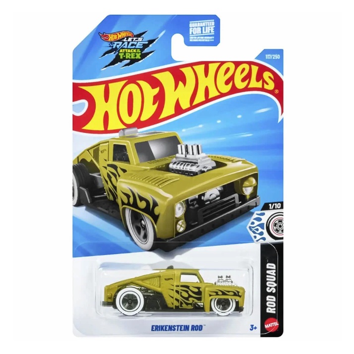 Mattel Hot Wheels - Rod Squad, Erikenstein Rod (1/10) JJL10 (5785)