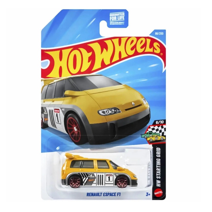 Mattel Hot Wheels - HW Starting Grid, Renault Espace F1 (6/10) JJL40 (5785)