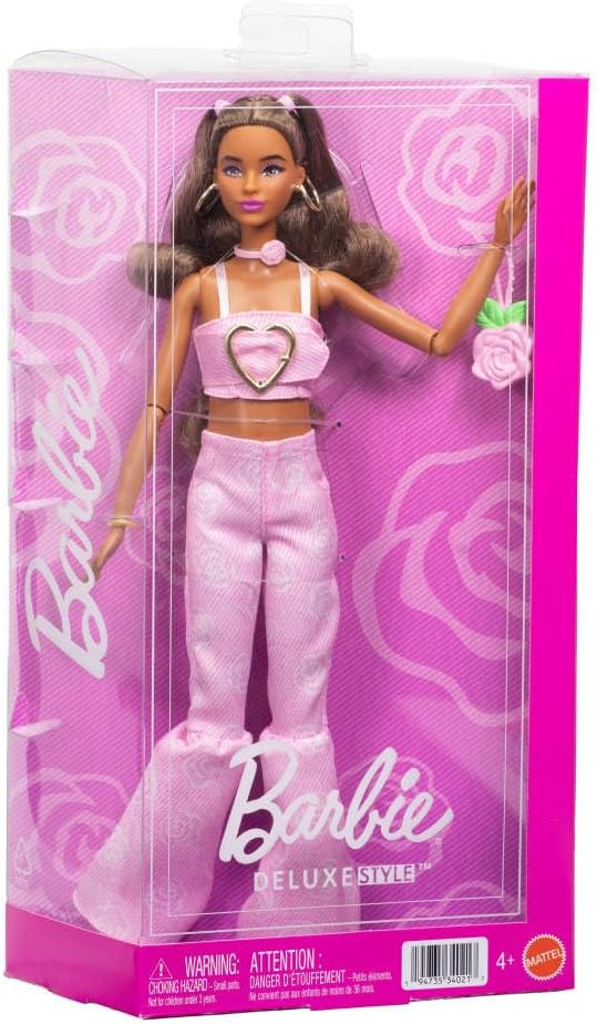 Mattel Barbie - Deluxe Style, Ροζ Καμπάνα Τζιν JJN72 (HYV24)