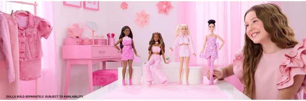 Mattel Barbie - Deluxe Style, Ροζ Καμπάνα Τζιν JJN72 (HYV24)