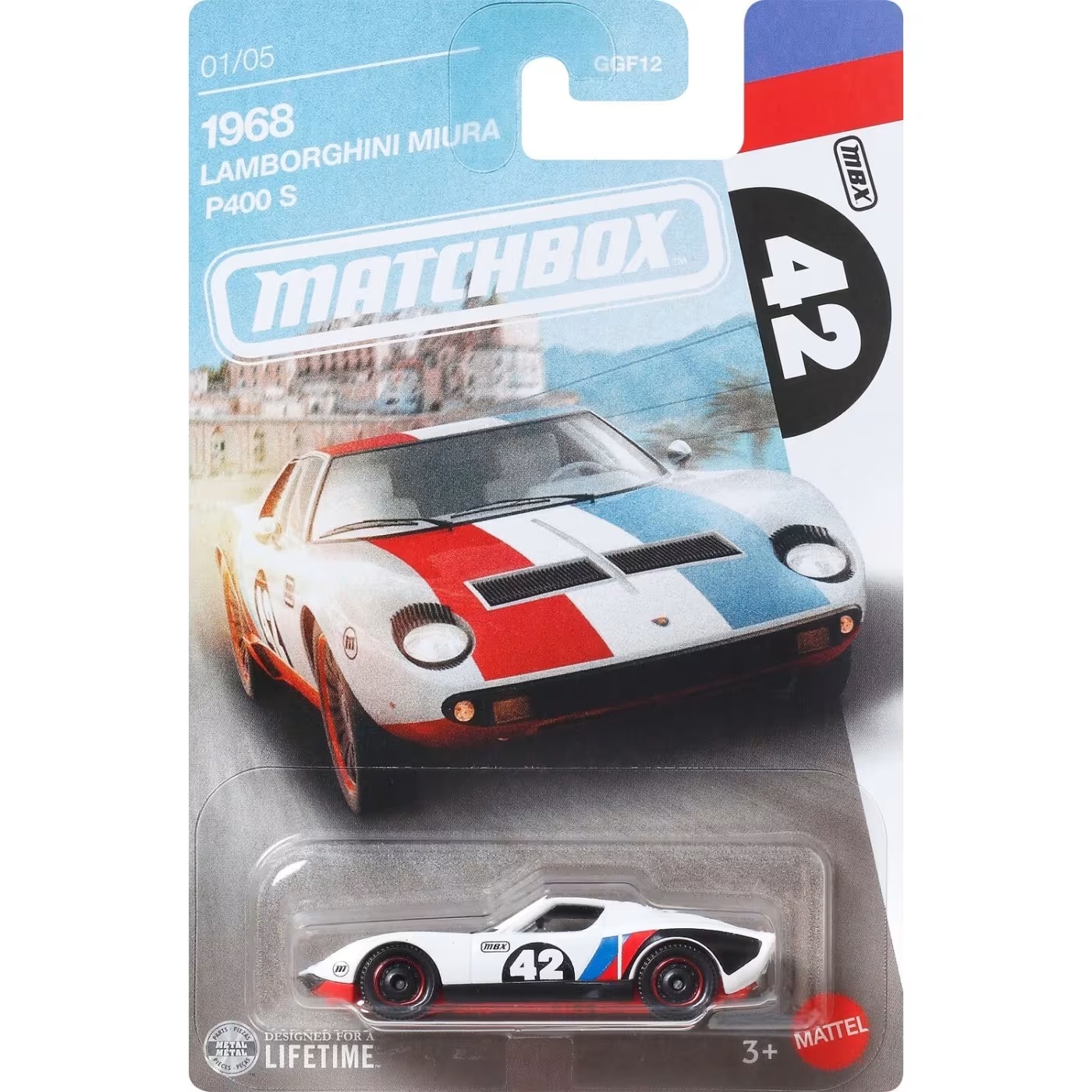 Mattel Matchbox - 1968 Lamborghini Miura P400 S (1/5) JJR50 (GGF12)