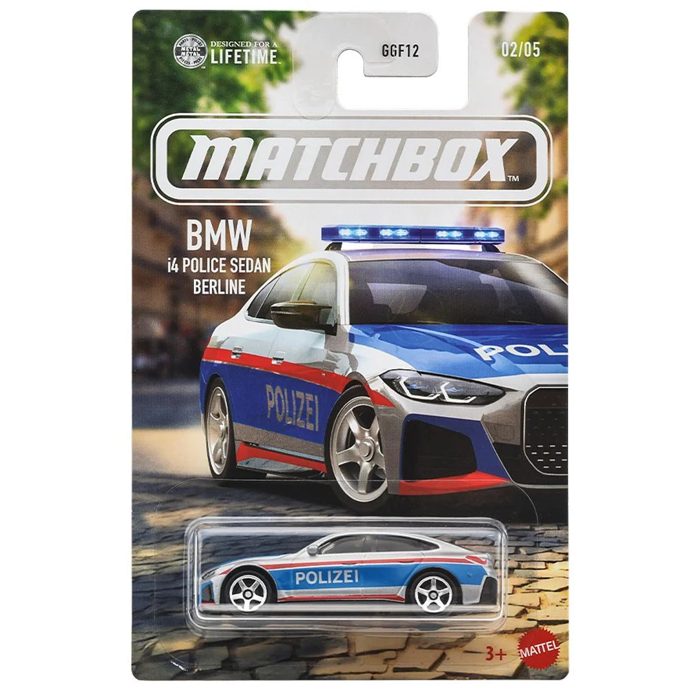 Mattel Matchbox - BMW i4 Police Sedan 2023 (2/5) JJR56 (GGF12)