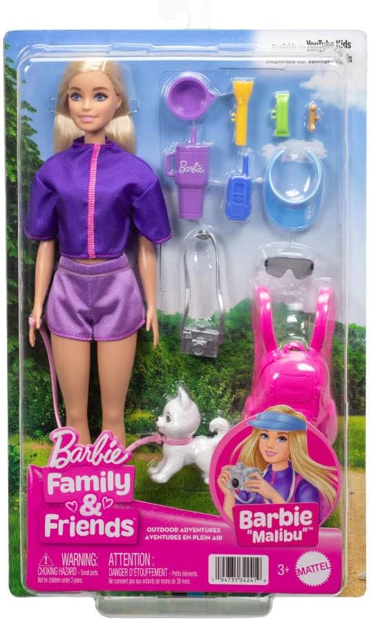 Mattel Barbie - Family & Friends, Outdoor Adventures JJV59