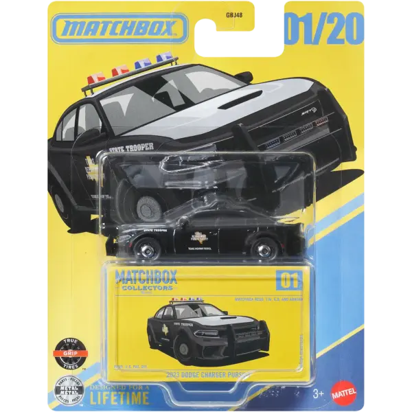 Mattel Matchbox – Collectors, 2023 Dodge Charger Pursuit (1/20) JJW01 (GBJ48)