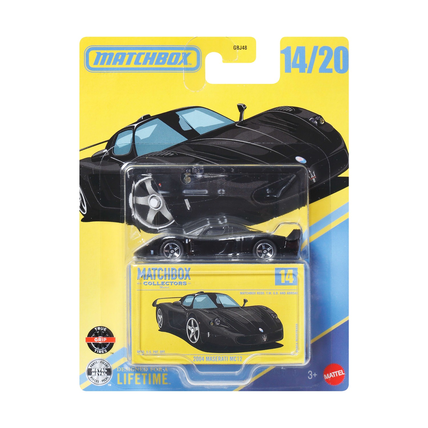 Mattel Matchbox – Collectors, 2004 Maserati Mc12 (14/20) JJW07 (GBJ48)