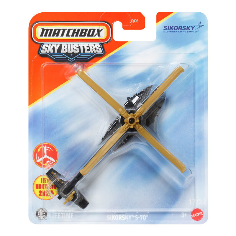 Mattel Matchbox - Sky Busters, Sikorsky S-70 (17/32) JJW15 (JDJ05)