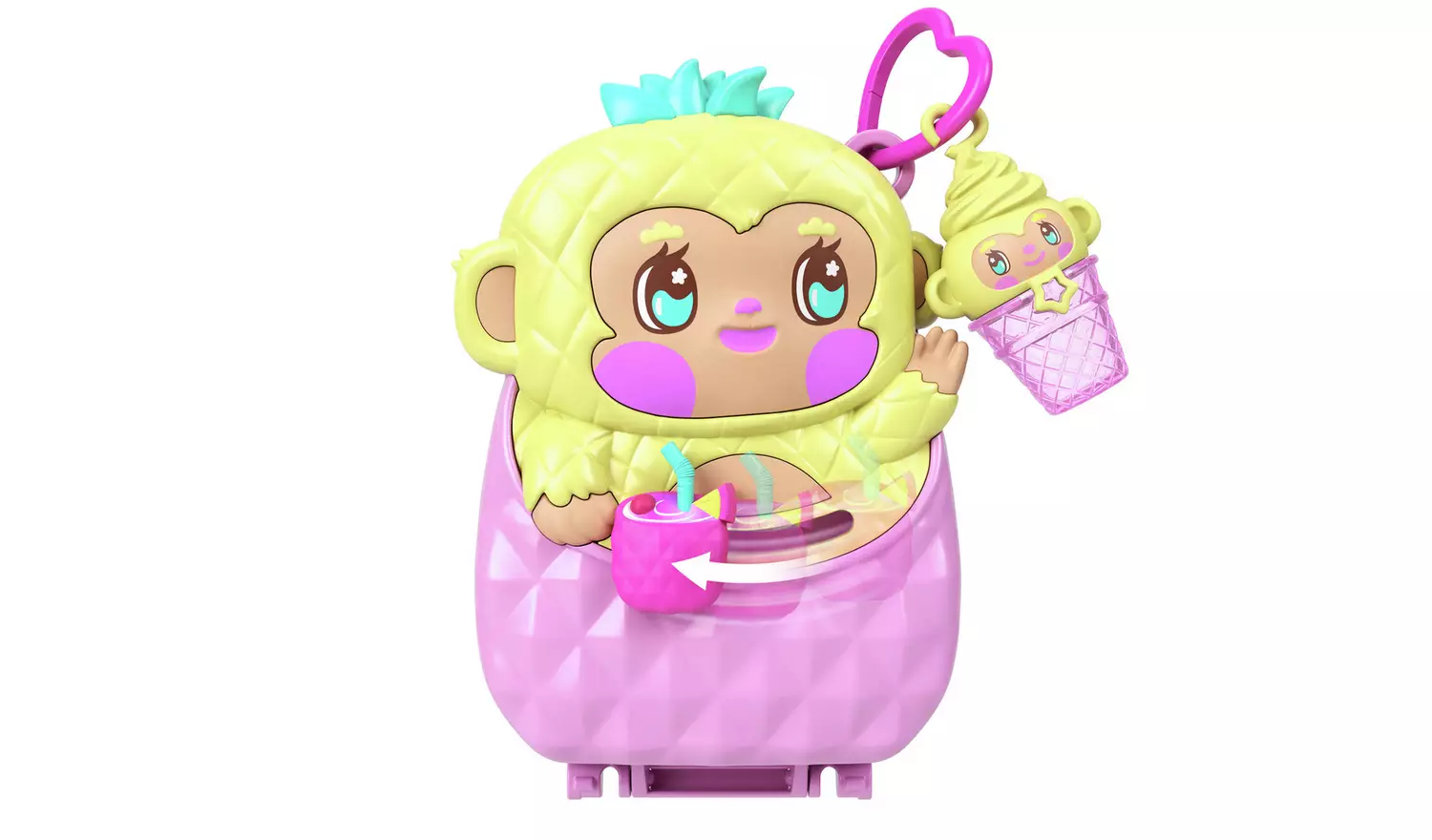Mattel Polly Pocket - Pineapple Monkey Compact JKC49 (JFG56)