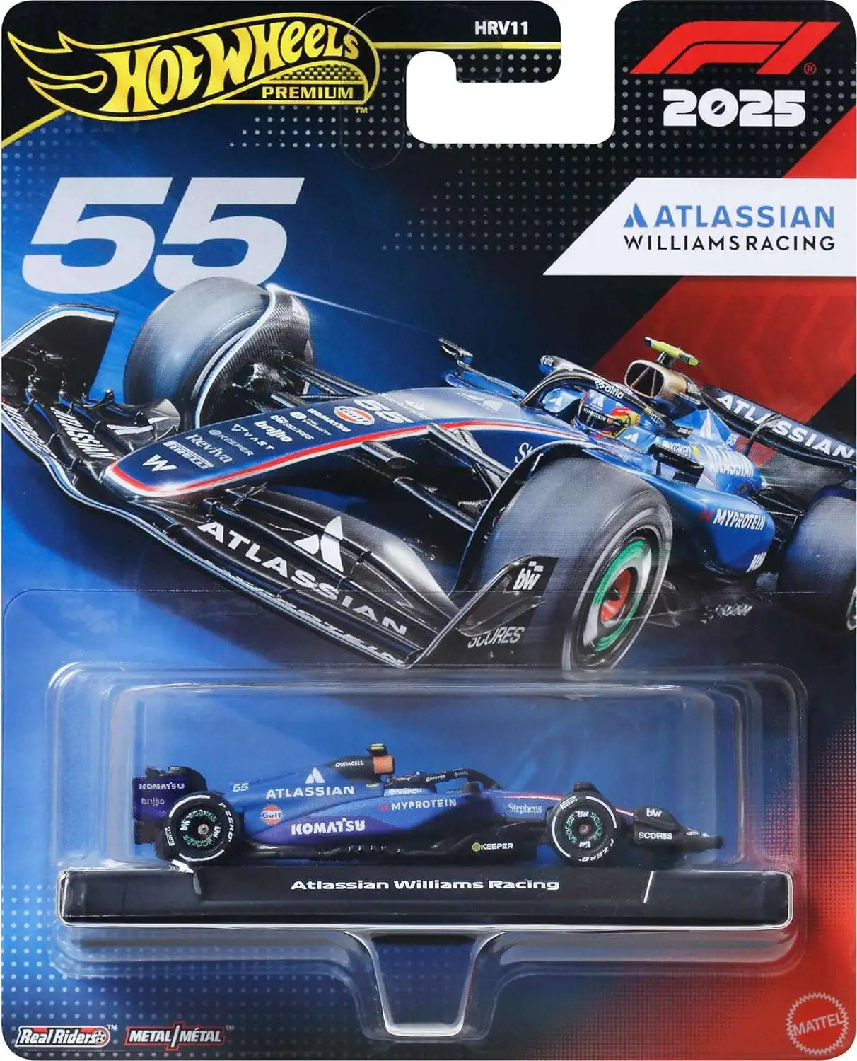 Mattel Hot Wheels - Premium, F1 Atlassian Williams Racing JKD85 (HRV11)