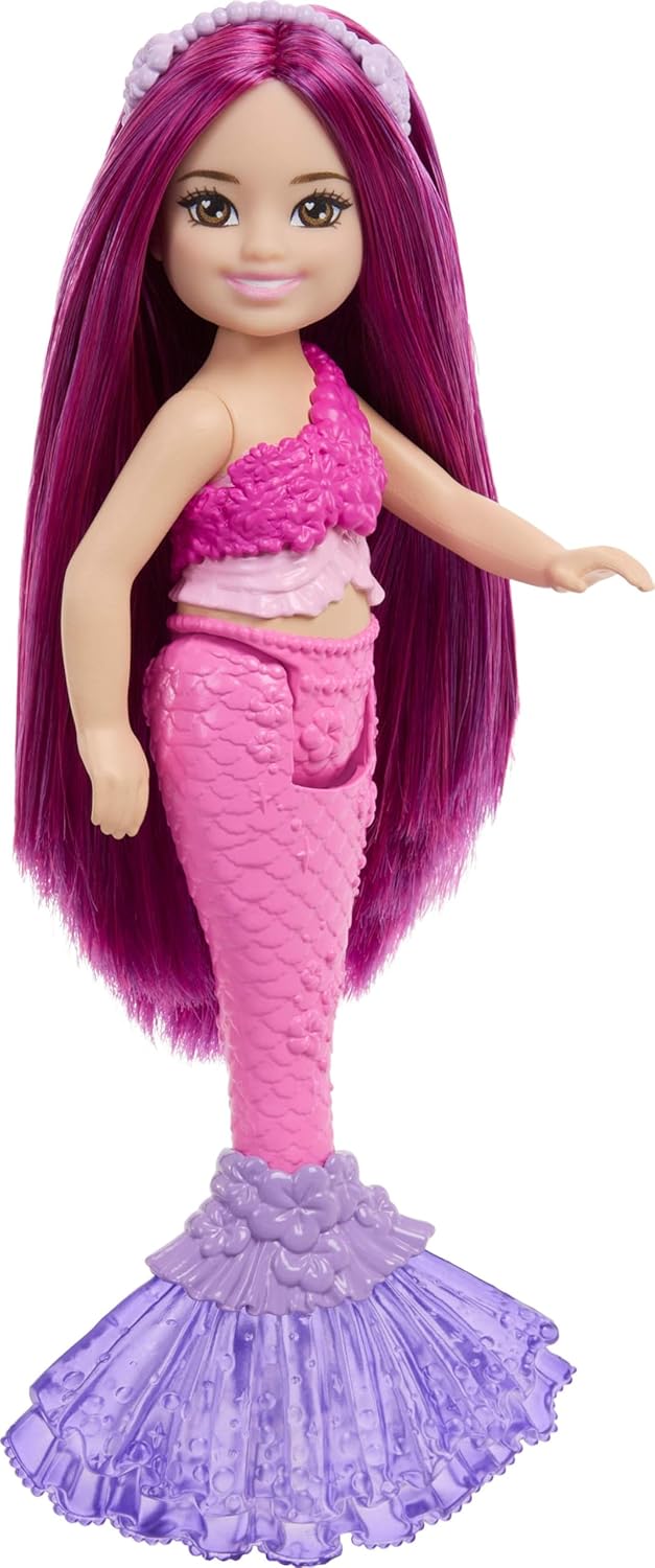 Mattel Barbie - Chelsea, Mermaid With Pink Hair JKH56 (JKH54)