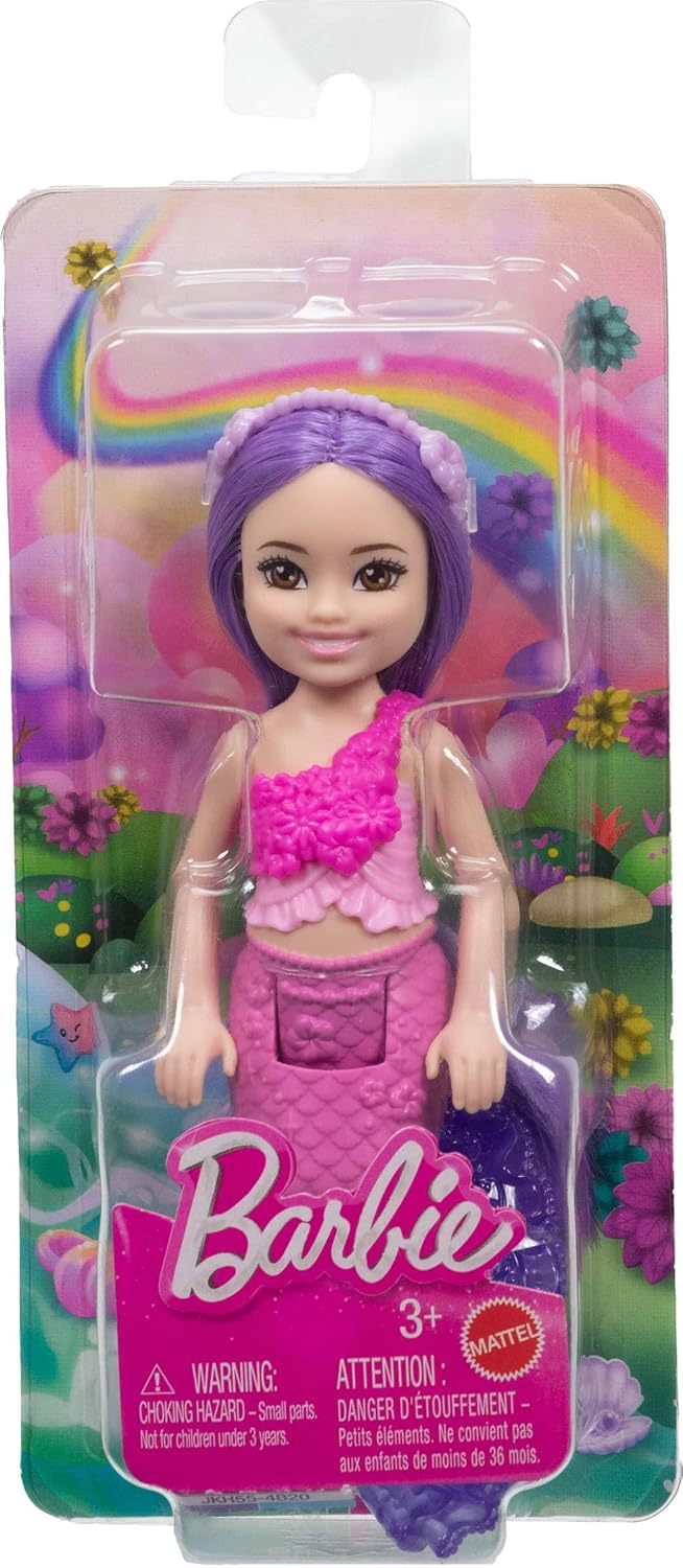 Mattel Barbie - Chelsea, Mermaid With Pink Hair JKH56 (JKH54)