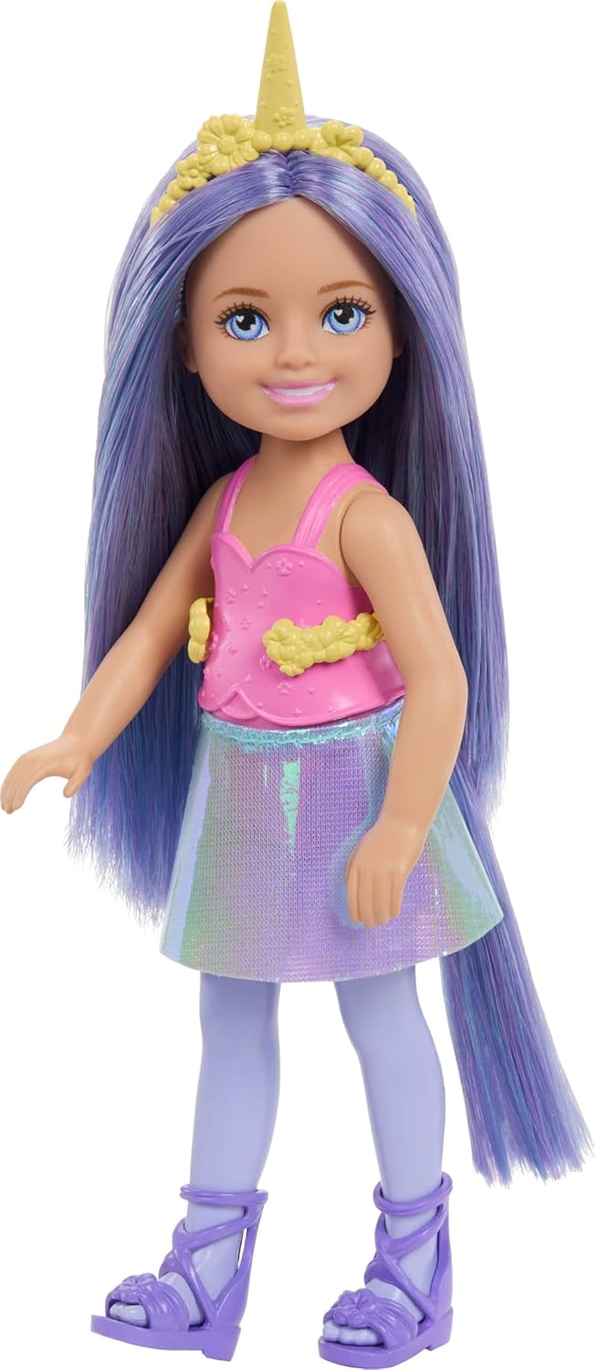 Mattel Barbie - Chelsea, Unicorn With Purple Hair JKH58 (JKH54)