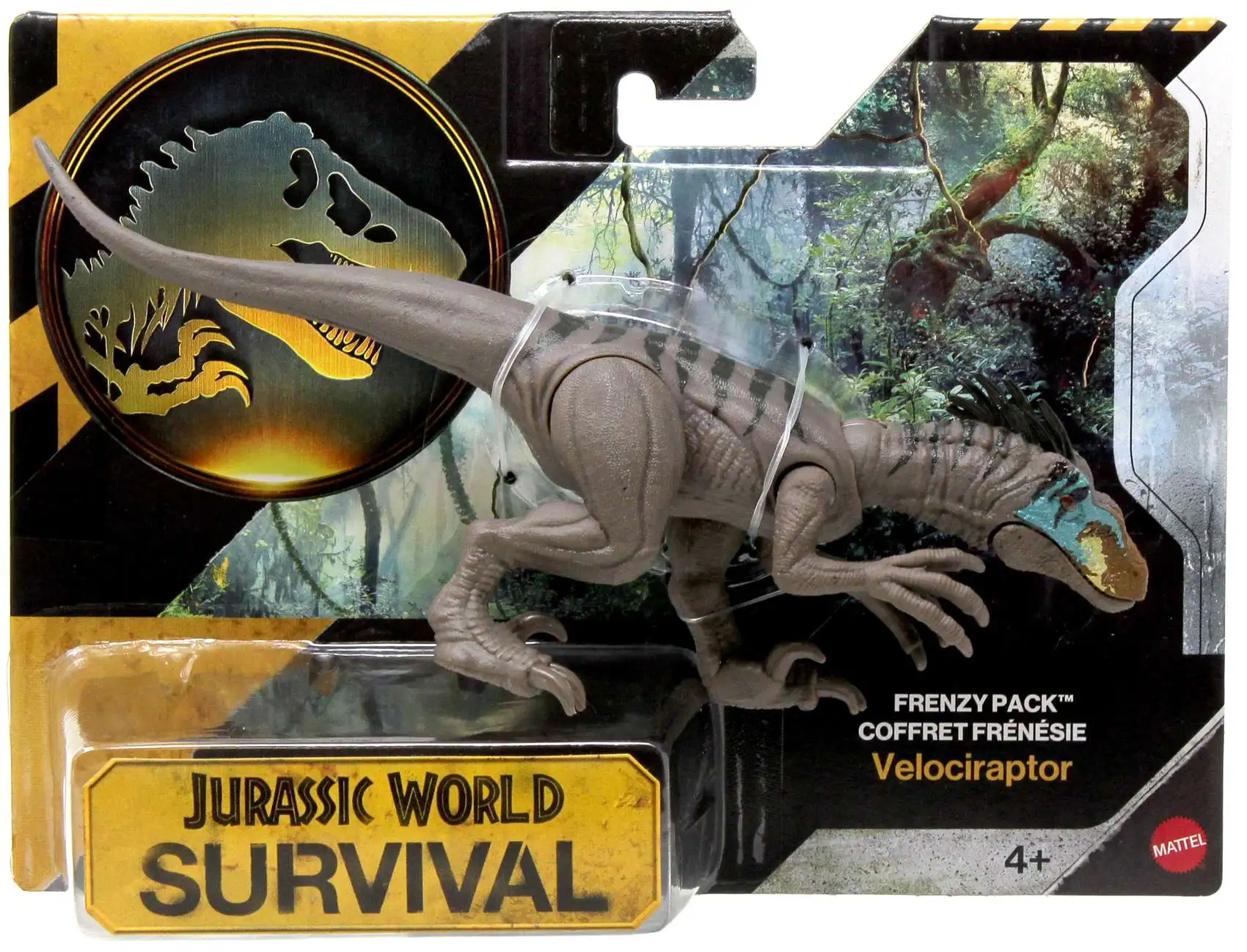 Mattel Jurassic World - Survival, Frenzy Pack, Velociraptor JKL60 (JGB72)
