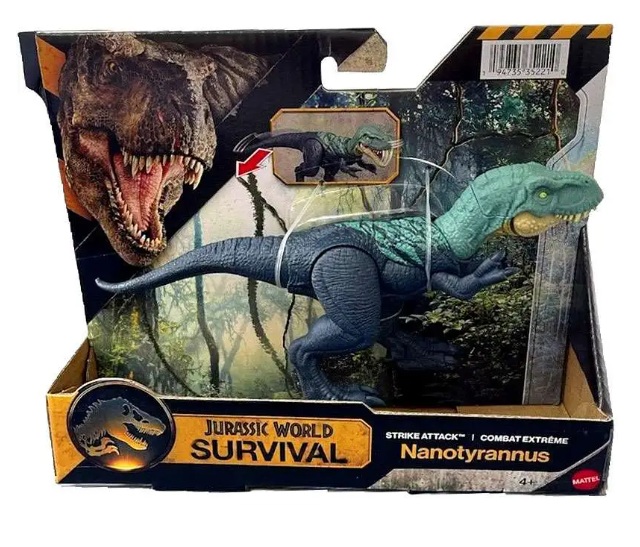 Mattel - Jurassic World Survival, Strike Attack, Nanotyrannus JKL70 (JGB77)