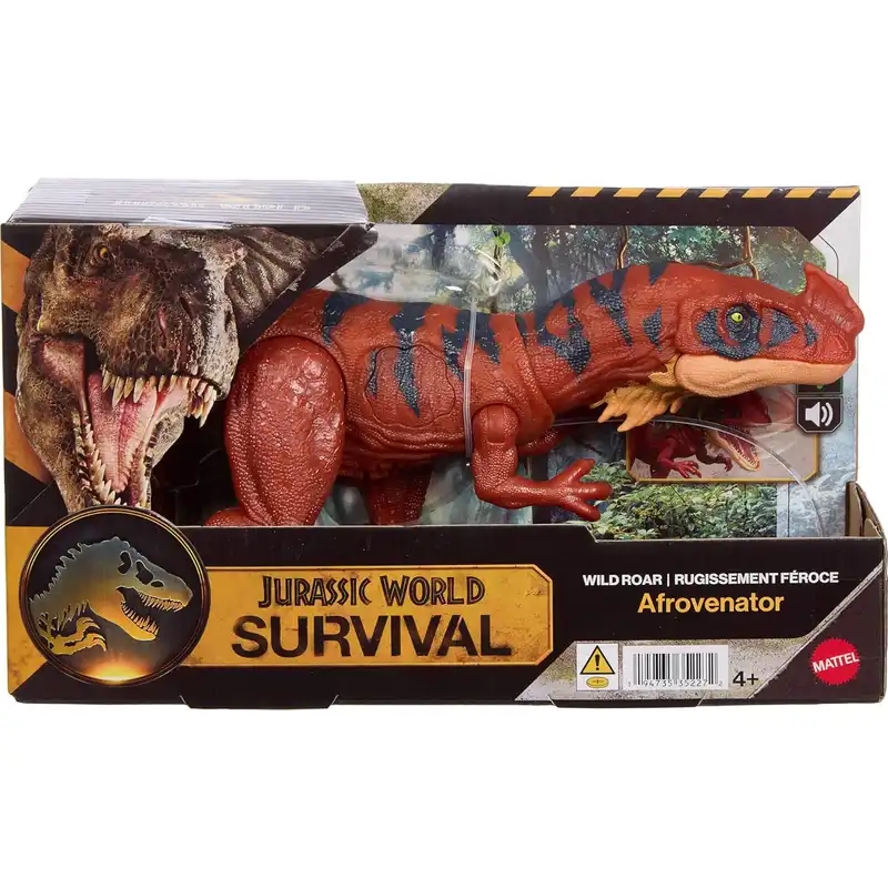 Mattel Jurassic World - Survival Wild Roar, Afrovenator JKL76 (JGB87)