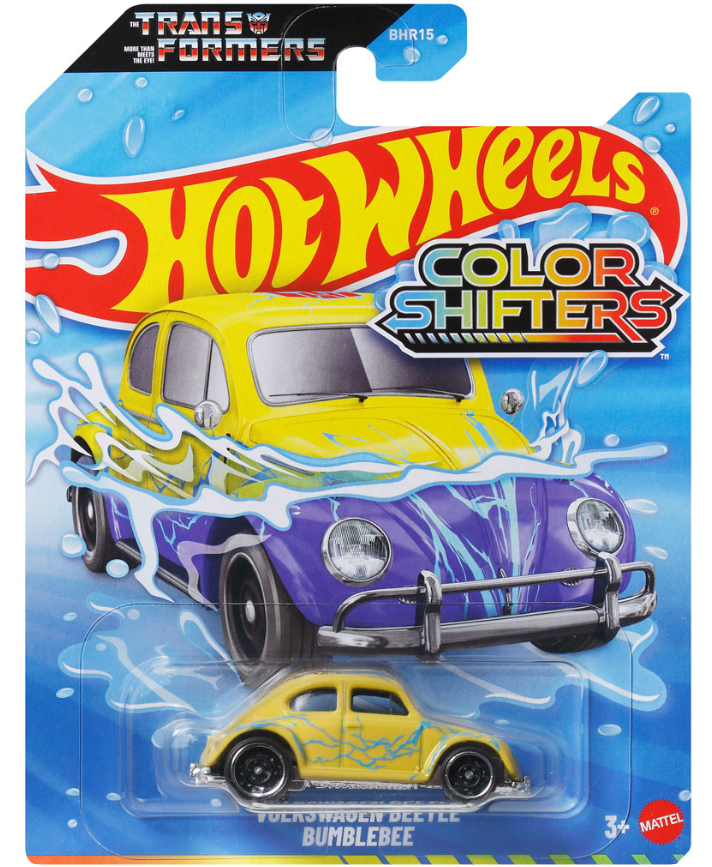 Mattel Hot Wheels - Color Shifters, Volkswagen Beetle Bumblebee JKP25 (BHR15)
