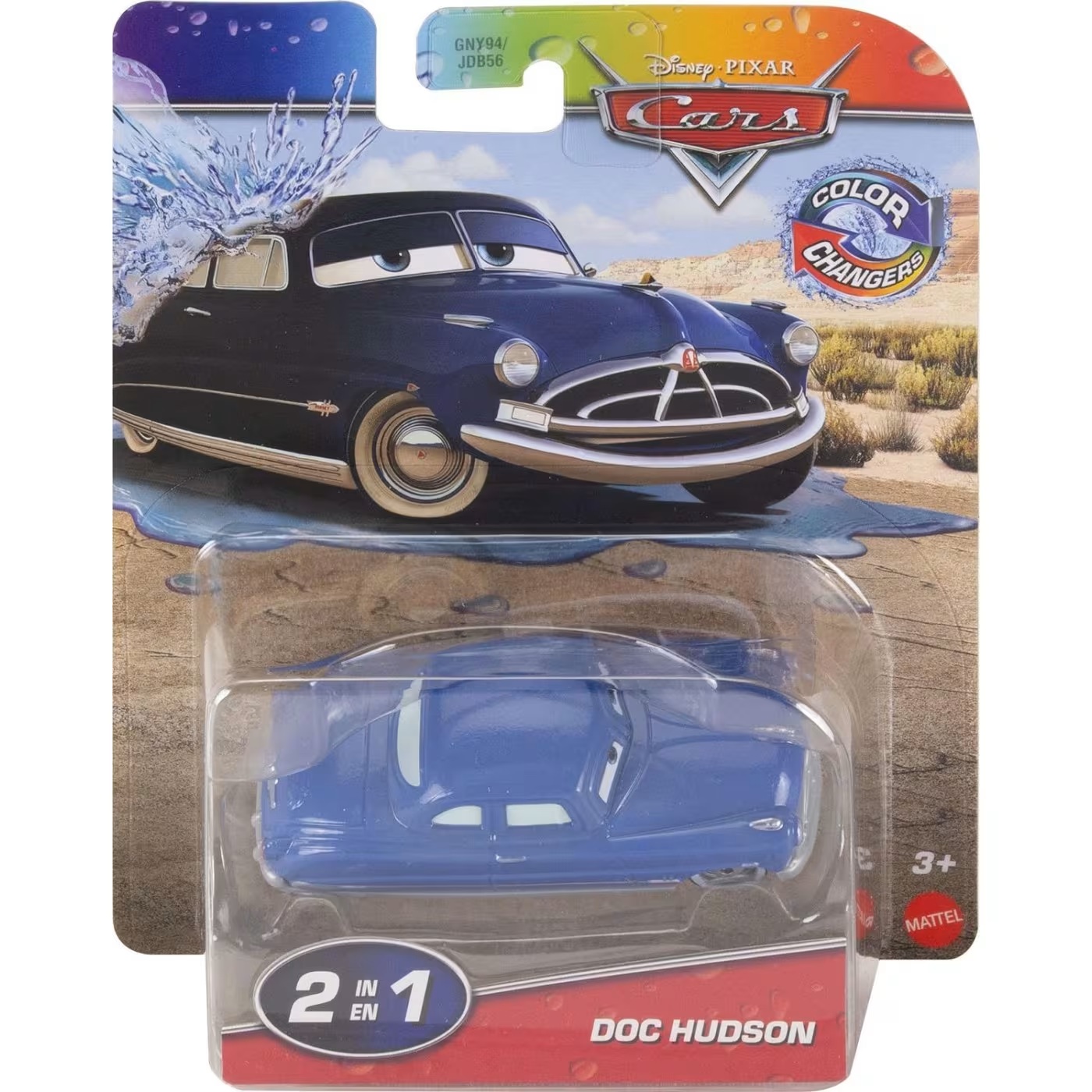 Mattel Cars - Color Changers, Doc Hudson JKP72 (GNY94/JDB56)