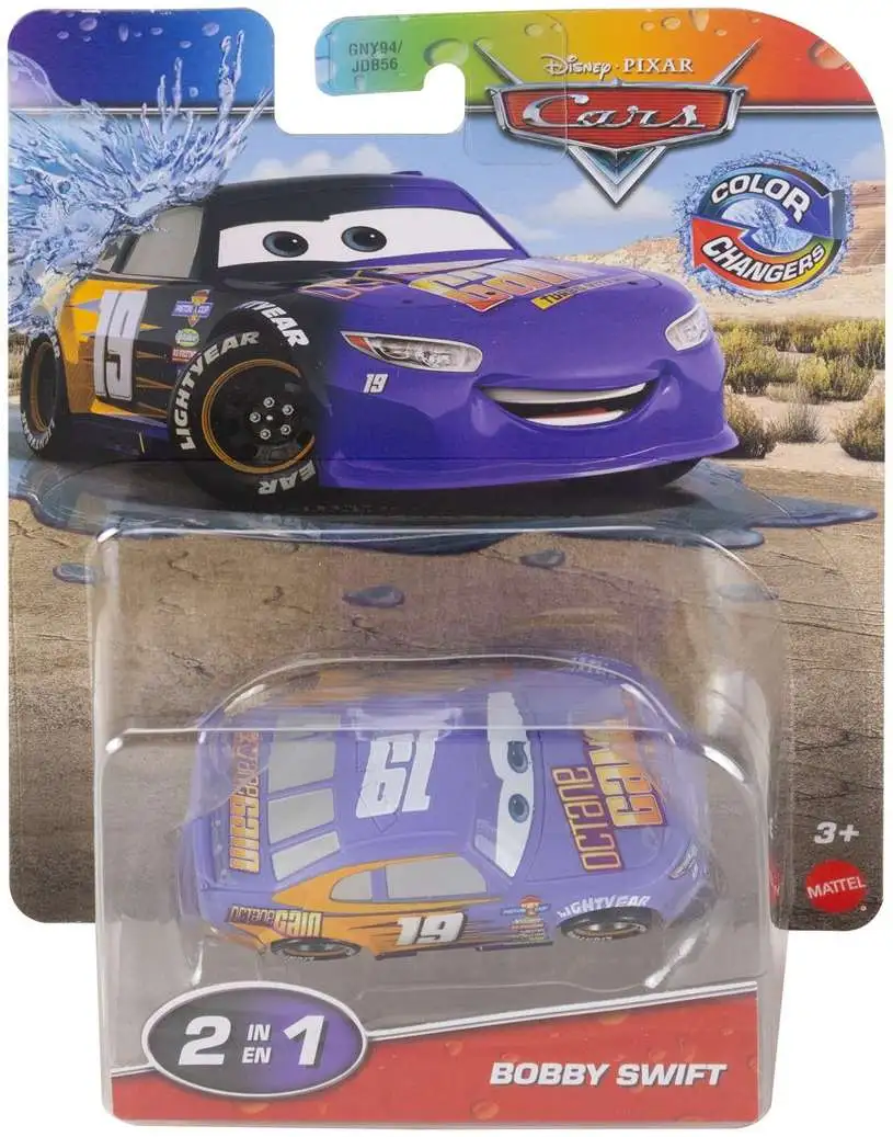 Mattel Cars - Color Changers, Bobby Swift JKP75 (GNY94/JDB56)
