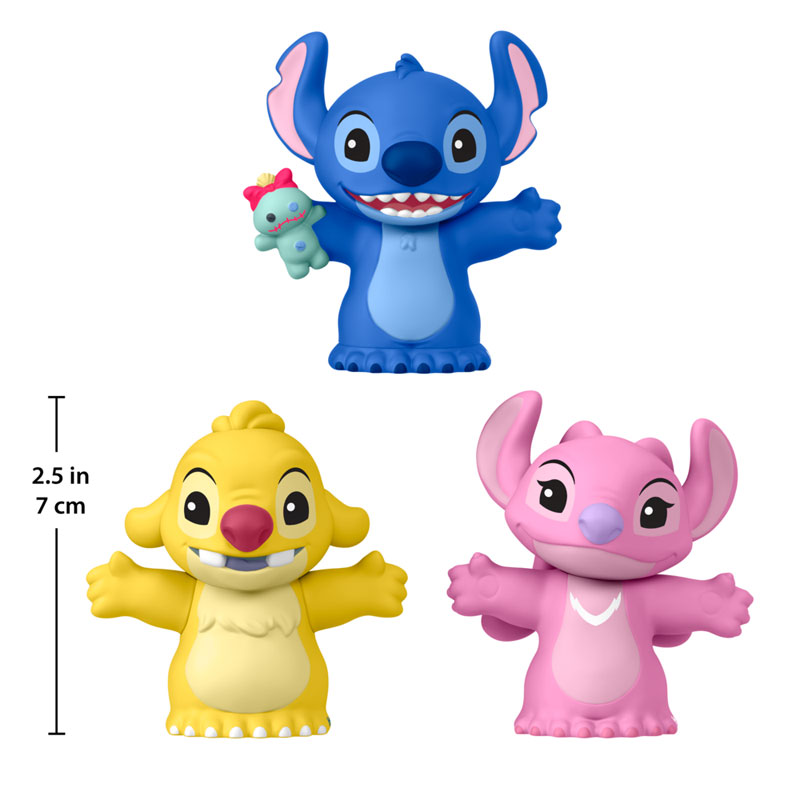 Fisher Price - Little People Collector, Set Disney Stitch & The Cousins Figure Set JKR73