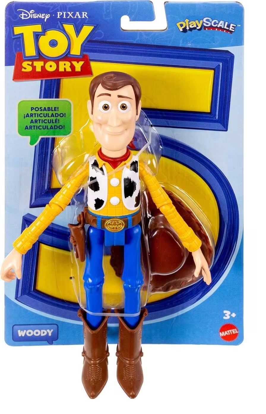 Mattel - Disney Pixar Toy Story, Φιγούρα 18εκ, Woody JKV14 (JKV13)