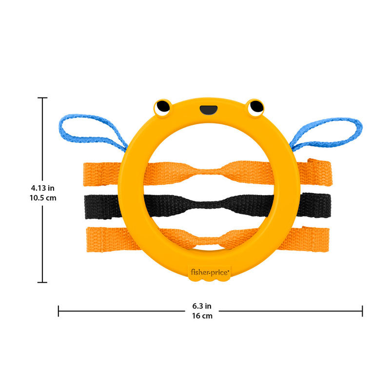 Fisher Price - Κουδουνίστρες Ζωάκια, Κίτρινη Μελισσούλα JKW54 (JKW53)