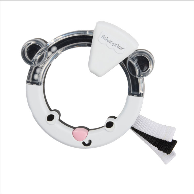 Fisher Price - Κουδουνίστρες Ζωάκια, Ασπρόμαυρος Ασβός JKW57 (JKW53)