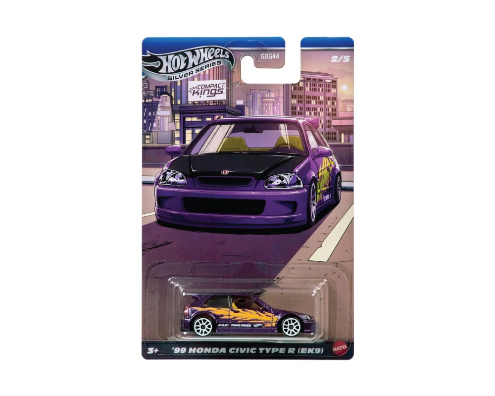 Mattel - Hot Wheels Silver Series, Compact Kings, '99 Honda Civic Type R (EK9) (2/5) JKX57 (JLT20)