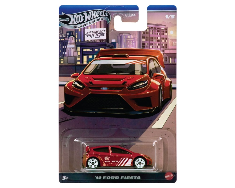 Mattel - Hot Wheels Silver Series, Compact Kings, '12 Ford Fiesta (1/5) JKX58 (JLT20)