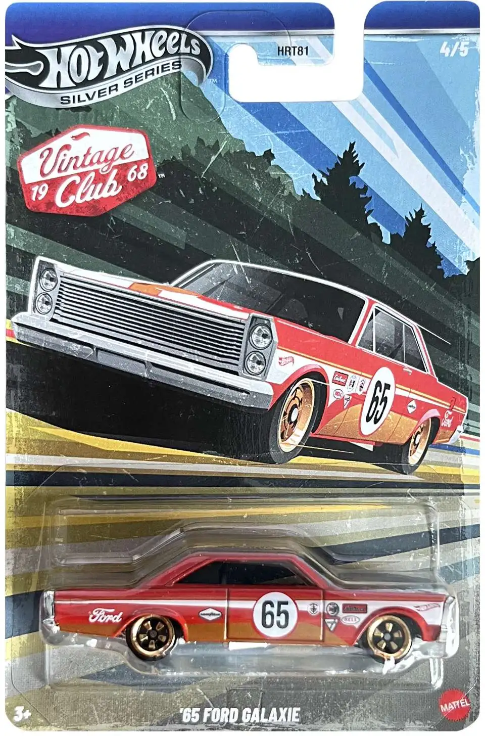Mattel - Hot Wheels Silver Series, Vintage Club 1968, '65 Ford Galaxie (4/5) JKY29 (HRT81)
