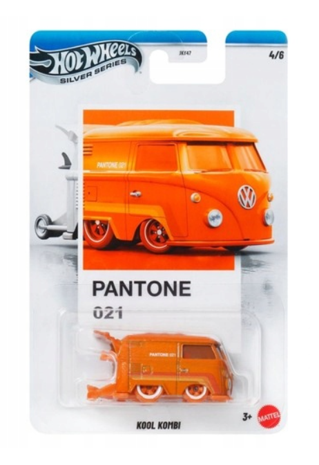 Mattel Hot Wheels - Silver Series, Pantone (021), Kool Kombi (4/6) JKY49 (JKY47)