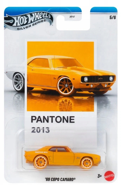 Mattel Hot Wheels - Silver Series, Pantone (2013), '69 Copo Camaro (5/6) JKY50 (JKY47)