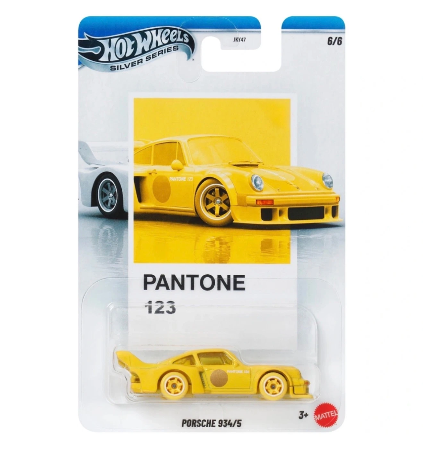 Mattel Hot Wheels - Silver Series, Pantone (123), Porsche 934/5 (6/6) JKY53 (JKY47)