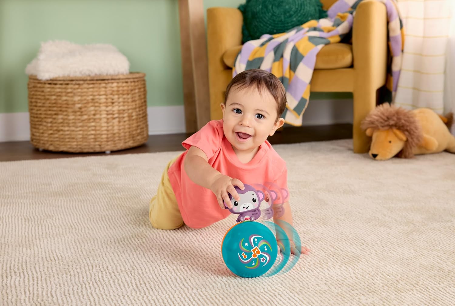 Fisher Price - Fisher Price Μαϊμουδάκι - Μπαλίτσα Με Κίνηση JLB95