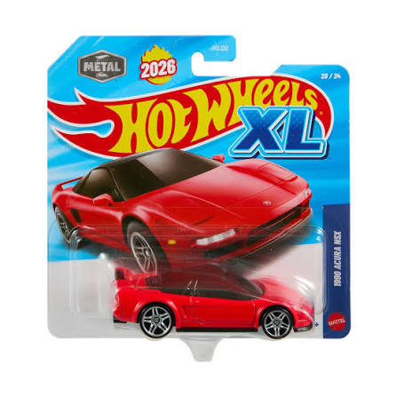 Mattel - Hot Wheels XL 2026, 1990 Acura NSX (20/24) JLJ47 (JKL02)