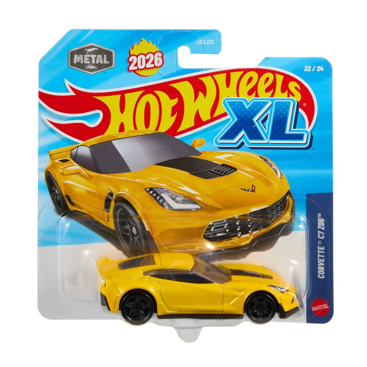 Mattel - Hot Wheels XL 2026, Corvette C7 Z06 (22/24) JLJ49 (JKL02)