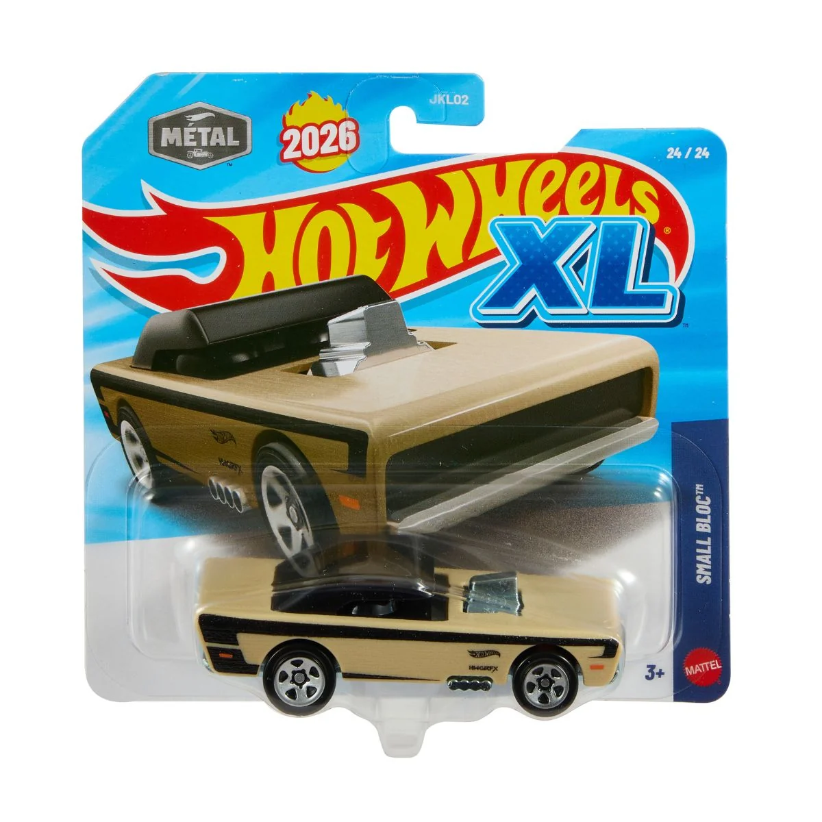 Mattel - Hot Wheels XL 2026, Small Bloc (24/24) JLJ51 (JKL02)