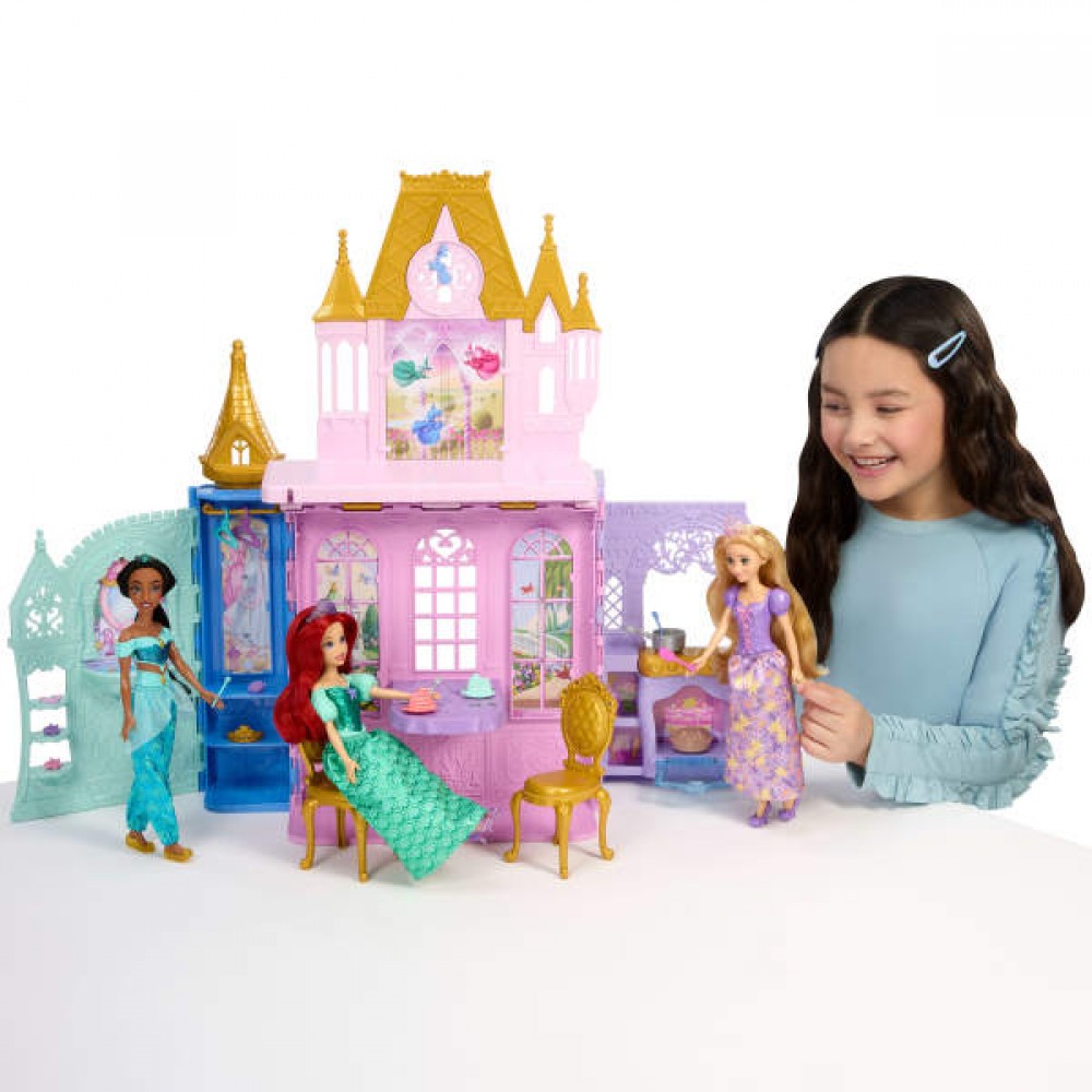 Mattel Disney Princess - Close & Carry, Castle & Rapunzel JLK27