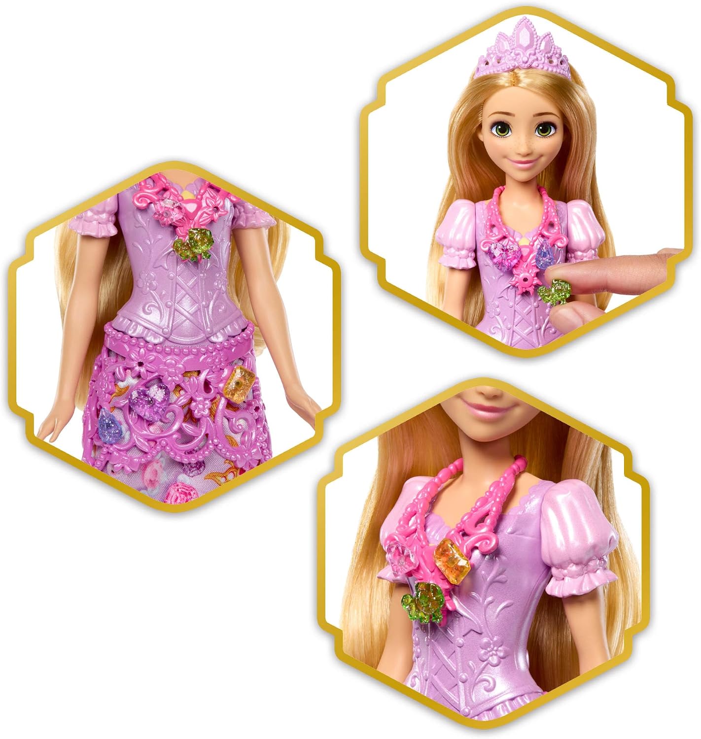Mattel Disney Princess - Jewel Reveal, Rapunzel JLK28 (JHL48)