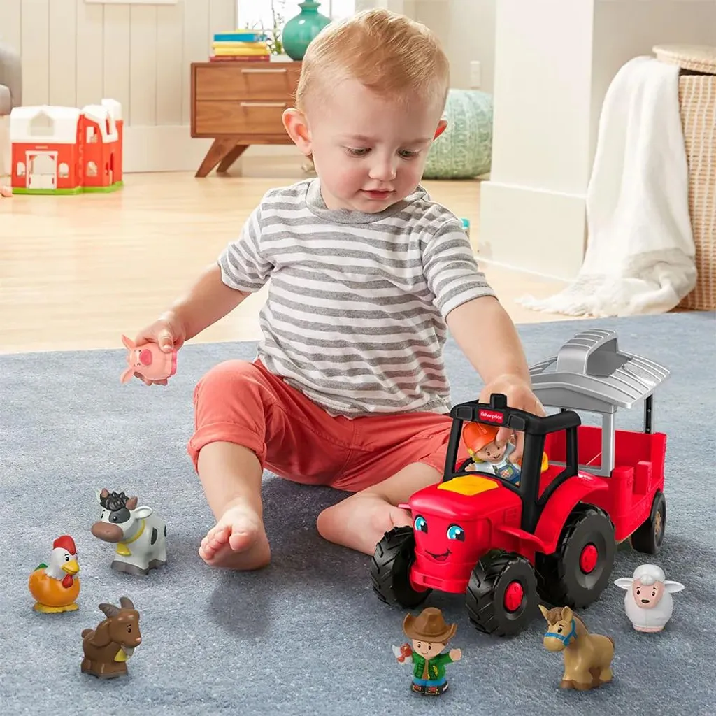 Fisher Price - Little People, Farm Tractor Gift Set JLM99