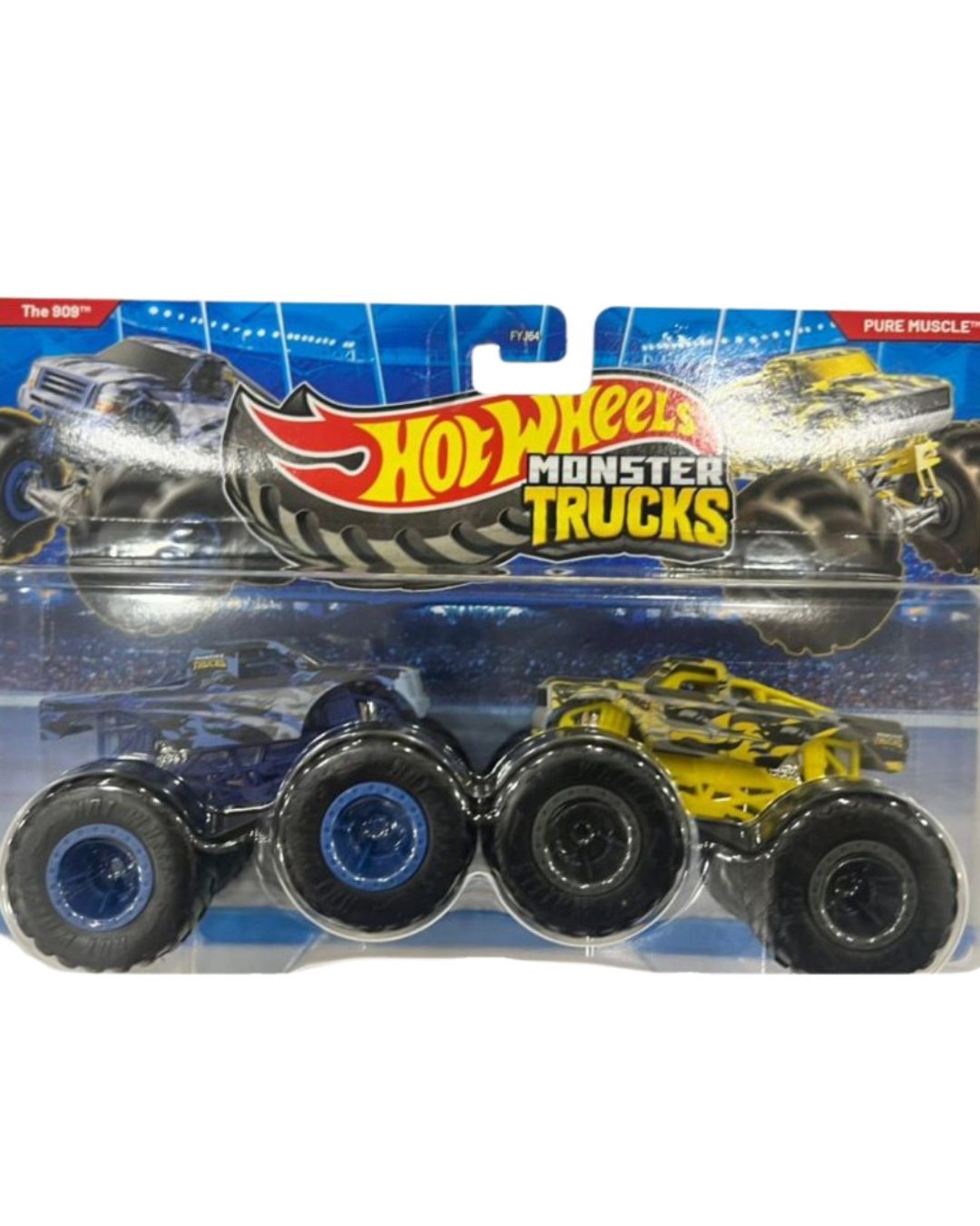Mattel Hot Wheels - Monster Trucks, Demolition Doubles, The 909 Vs Pure Muscle JLV77 (FYJ64)